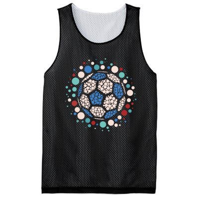 Happy Dot Day Soccer Ball Lover Polka Dot Mesh Reversible Basketball Jersey Tank