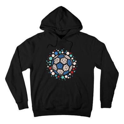 Happy Dot Day Soccer Ball Lover Polka Dot Tall Hoodie