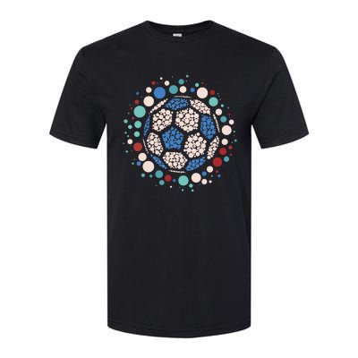 Happy Dot Day Soccer Ball Lover Polka Dot Softstyle CVC T-Shirt