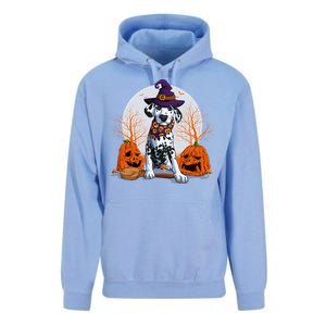 Halloween Dalmatian Dog Lovers Halloween Scary Pumpkin Moon Gift Unisex Surf Hoodie