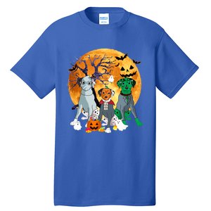 Halloween Dalmatian Dog Zombie Jack O Lantern Pumpkin Gift Tall T-Shirt