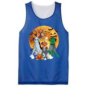 Halloween Dalmatian Dog Zombie Jack O Lantern Pumpkin Gift Mesh Reversible Basketball Jersey Tank