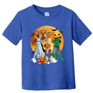 Halloween Dalmatian Dog Zombie Jack O Lantern Pumpkin Gift Toddler T-Shirt