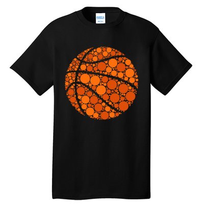 Happy Dot Day 2024 Polka Dot Basketball Lover Tall T-Shirt