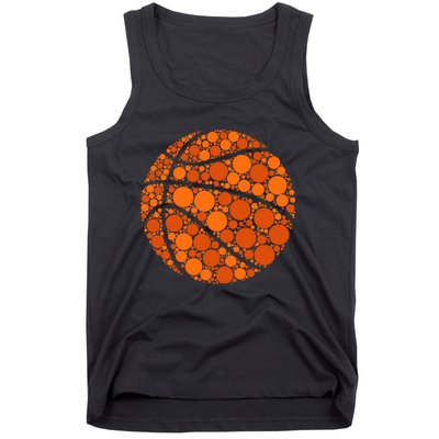 Happy Dot Day 2024 Polka Dot Basketball Lover Tank Top