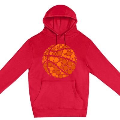 Happy Dot Day 2024 Polka Dot Basketball Lover Premium Pullover Hoodie