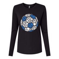 Happy Dot Day 2024 Polka Dot Soccer Ball Lover Womens Cotton Relaxed Long Sleeve T-Shirt