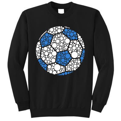 Happy Dot Day 2024 Polka Dot Soccer Ball Lover Sweatshirt