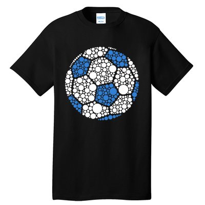 Happy Dot Day 2024 Polka Dot Soccer Ball Lover Tall T-Shirt