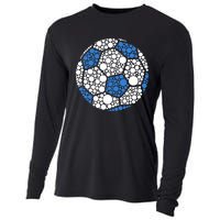 Happy Dot Day 2024 Polka Dot Soccer Ball Lover Cooling Performance Long Sleeve Crew