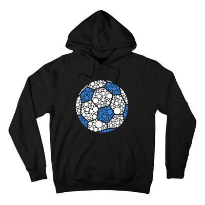 Happy Dot Day 2024 Polka Dot Soccer Ball Lover Tall Hoodie