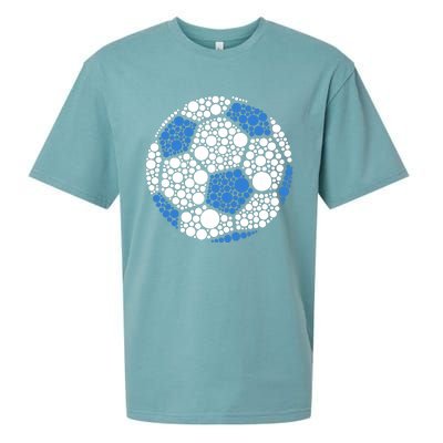 Happy Dot Day 2024 Polka Dot Soccer Ball Lover Sueded Cloud Jersey T-Shirt