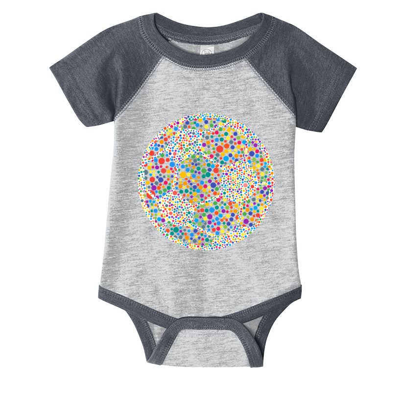 Happy Dot Day International Dot Day Polka Dot Soccer Futbol Ball Infant Baby Jersey Bodysuit