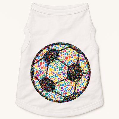 Happy Dot Day International Dot Day Polka Dot Soccer Futbol Ball Doggie Tank