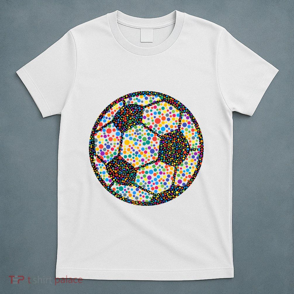 Happy Dot Day International Dot Day Polka Dot Soccer Futbol Ball T-Shirt