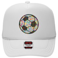 Happy Dot Day International Dot Day Polka Dot Soccer Futbol Ball Trucker Hat