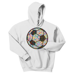 Happy Dot Day International Dot Day Polka Dot Soccer Futbol Ball Kids Hoodie