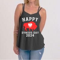 Happy Dyngus Day 2024 Dyngus Day Polish American Polska White Eagle Polish Eagle Women's Strappy Tank