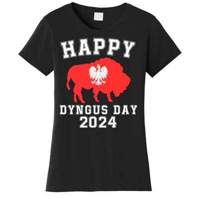 Happy Dyngus Day 2024 Dyngus Day Polish American Polska White Eagle Polish Eagle Women's T-Shirt