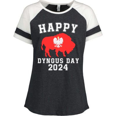 Happy Dyngus Day 2024 Dyngus Day Polish American Polska White Eagle Polish Eagle Enza Ladies Jersey Colorblock Tee