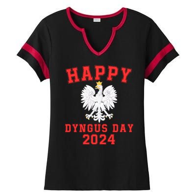 Happy Dyngus Day 2024 Dyngus Day Polish American Polska White Eagle Polish Eagle Ladies Halftime Notch Neck Tee