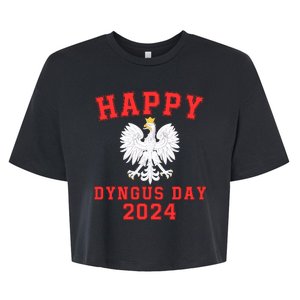 Happy Dyngus Day 2024 Dyngus Day Polish American Polska White Eagle Polish Eagle Bella+Canvas Jersey Crop Tee