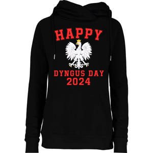 Happy Dyngus Day 2024 Dyngus Day Polish American Polska White Eagle Polish Eagle Womens Funnel Neck Pullover Hood