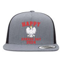 Happy Dyngus Day 2024 Dyngus Day Polish American Polska White Eagle Polish Eagle Flat Bill Trucker Hat