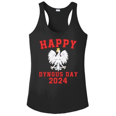 Happy Dyngus Day 2024 Dyngus Day Polish American Polska White Eagle Polish Eagle Ladies PosiCharge Competitor Racerback Tank