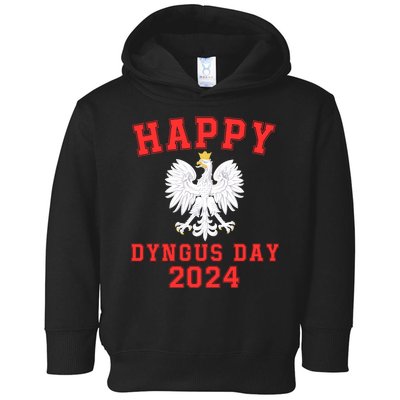 Happy Dyngus Day 2024 Dyngus Day Polish American Polska White Eagle Polish Eagle Toddler Hoodie