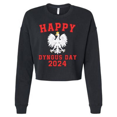 Happy Dyngus Day 2024 Dyngus Day Polish American Polska White Eagle Polish Eagle Cropped Pullover Crew