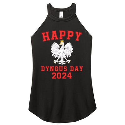 Happy Dyngus Day 2024 Dyngus Day Polish American Polska White Eagle Polish Eagle Women's Perfect Tri Rocker Tank