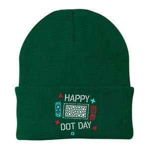 Happy Dot Day Gamers Game Controller Knit Cap Winter Beanie