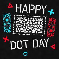 Happy Dot Day Gamers Game Controller Ladies PosiCharge Tri-Blend Wicking Tank