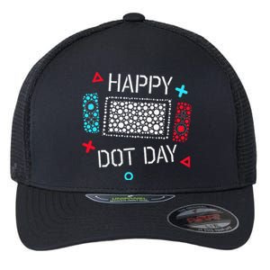 Happy Dot Day Gamers Game Controller Flexfit Unipanel Trucker Cap