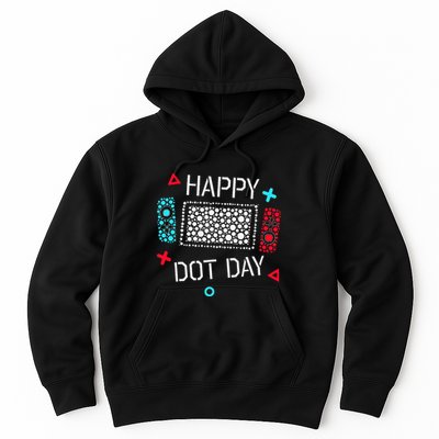 Happy Dot Day Gamers Game Controller Hoodie