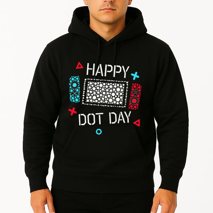 Happy Dot Day Gamers Game Controller Hoodie