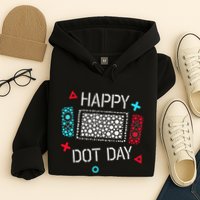 Happy Dot Day Gamers Game Controller Hoodie