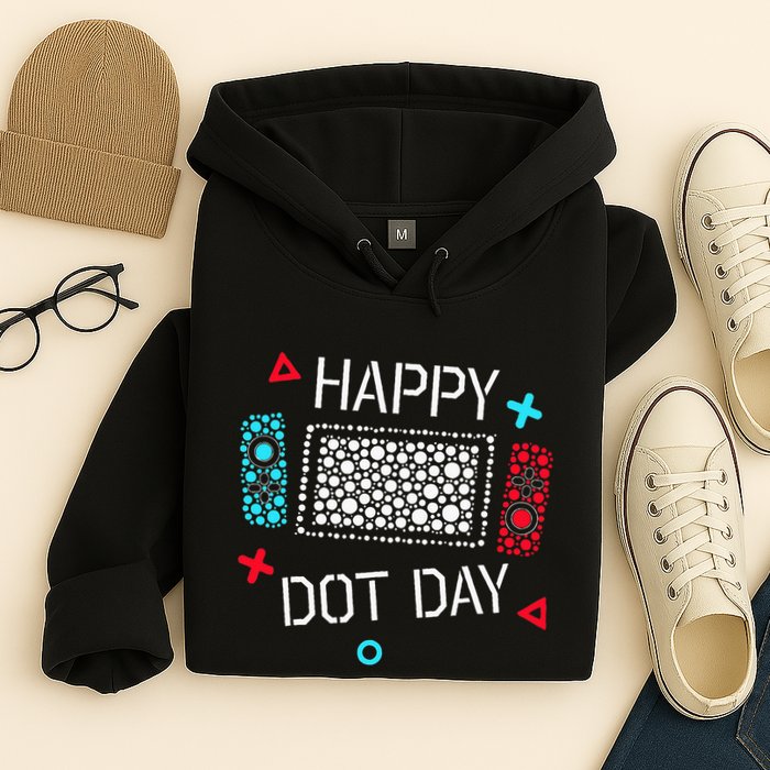 Happy Dot Day Gamers Game Controller Hoodie