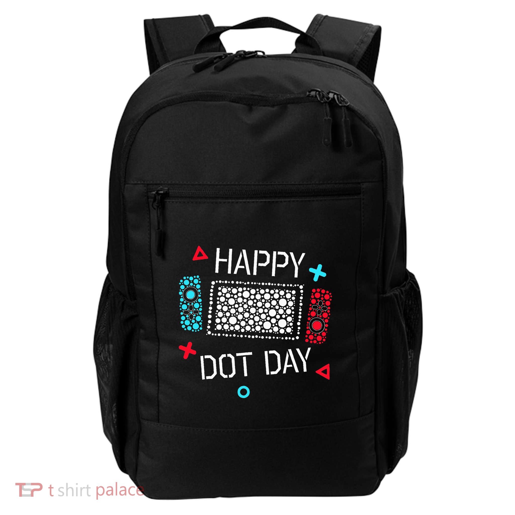Happy Dot Day Gamers Game Controller Backpack