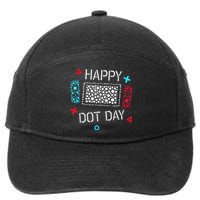 Happy Dot Day Gamers Game Controller 7-Panel Snapback Hat