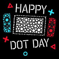 Happy Dot Day Gamers Game Controller Bucket Hat