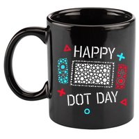 Happy Dot Day Gamers Game Controller 11oz C Handle Ceramic Mug