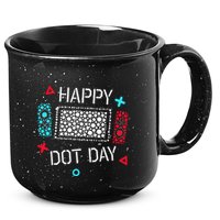Happy Dot Day Gamers Game Controller 15oz Campfire Ceramic Mug