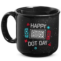 Happy Dot Day Gamers Game Controller 15oz Campfire Ceramic Mug