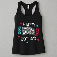 Happy Dot Day Gamers Game Controller Womens Tank Top