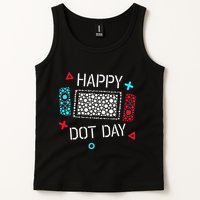 Happy Dot Day Gamers Game Controller Tank Top