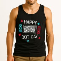 Happy Dot Day Gamers Game Controller Tank Top