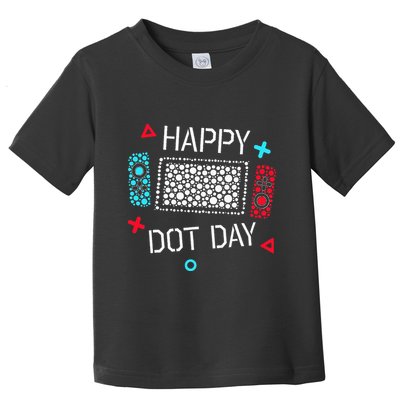 Happy Dot Day Gamers Game Controller Toddler T-Shirt