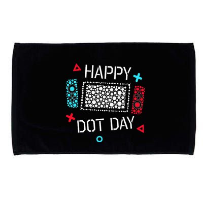 Happy Dot Day Gamers Game Controller Microfiber Hand Towel